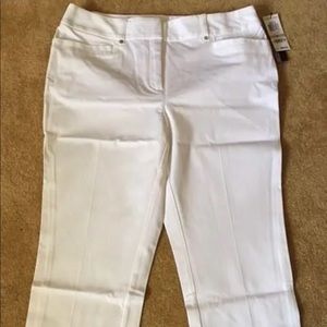 Alfani stretch tummy-control capris